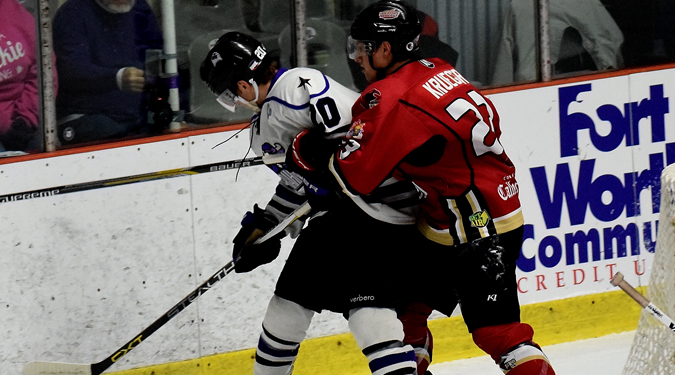 ICERAYS FALTER IN 4-1 LOSS TO BRAHMAS