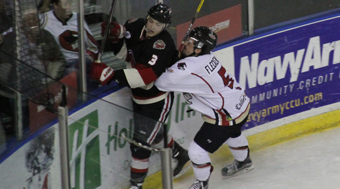 BACK END STRENGH LEADS TO 4-1 ICERAYS WIN