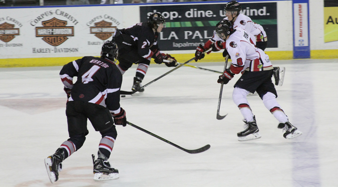 ICERAYS FORCE SHOOTOUT, FALL 3-2 IN FIFTH ROUND