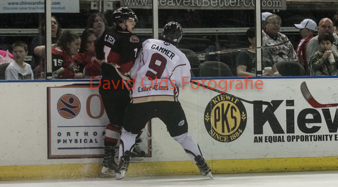 ICERAYS SLIDE IN THIRD, FALL 3-2 TO ODESSA