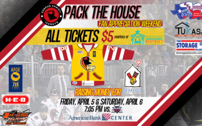 ICERAYS TO PACK THE HOUSE FOR FAN APPRECIATION WEEKEND