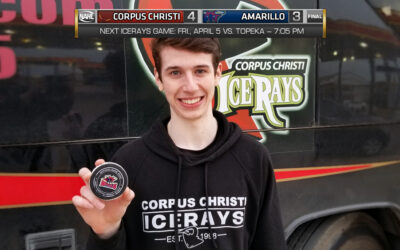 WALINSKI’S HAT TRICK LEADS ICERAYS TO COMEBACK AT AMARILLO