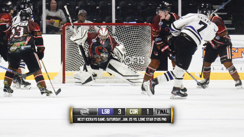 BRAHMAS DEFEAT ICERAYS FRIDAY