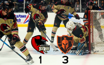 IceRays Drop Home Game For First Time This Season