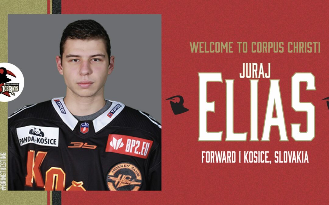 IceRays Add Juraj Elias to the Roster