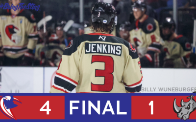 IceRays Win 4-1 on Stars and Stripes Night