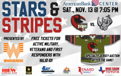 IceRays Set to Host 13th Annual Stars & Stripes Night