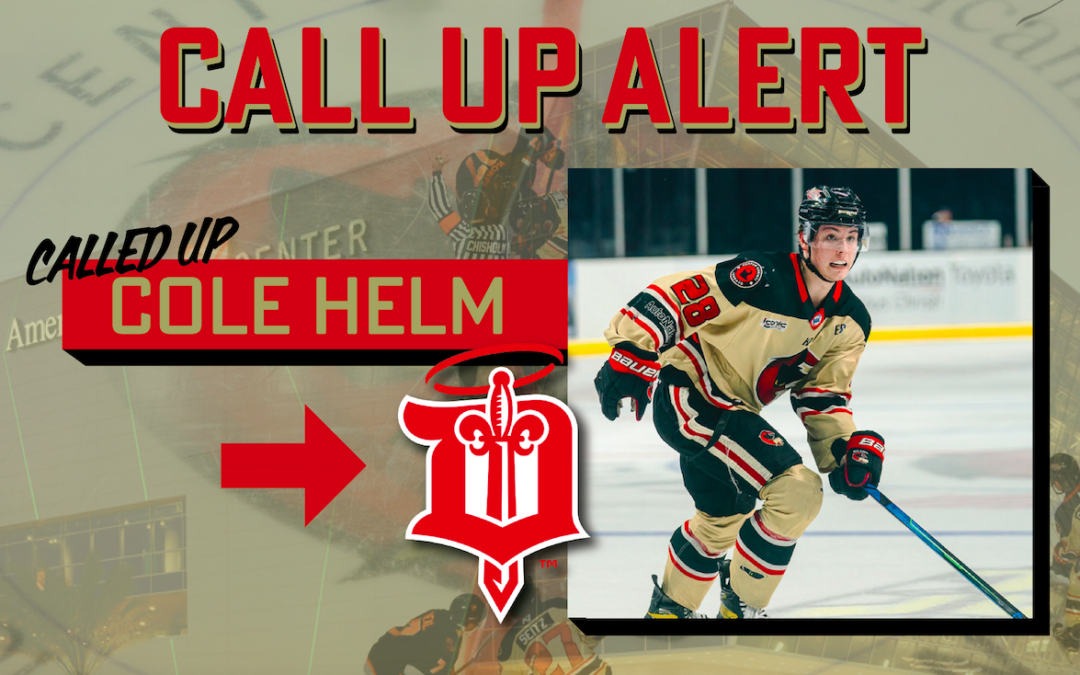 Cole Helm Called Up to USHL’s Dubuque Fighting Saints