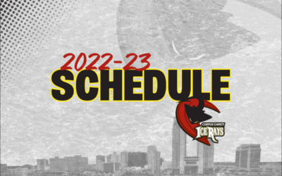 IceRays Announce 2022-23 Regular Season Schedule