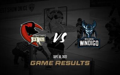 Corpus Christi IceRays rally but fall short to the Wisconsin Windigo in their third game in NAHL Showcase