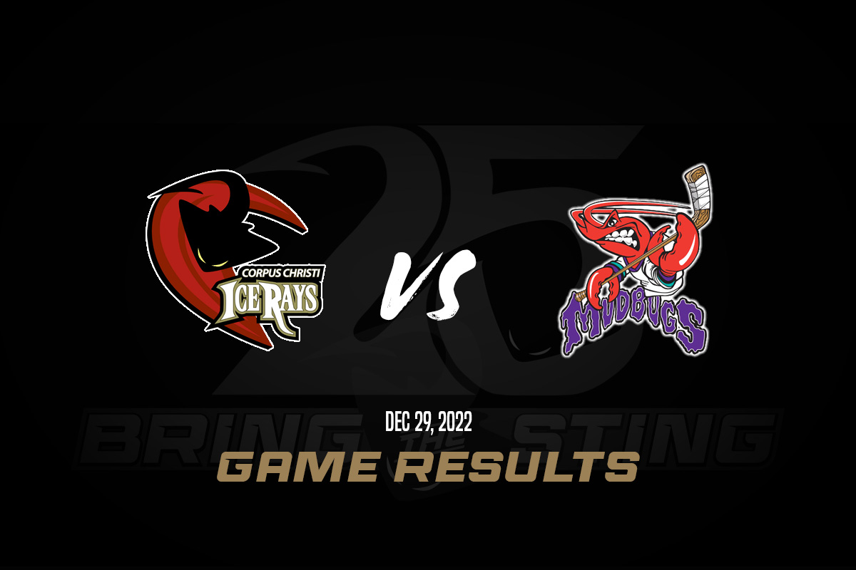 Dec 29 - IceRays Vs Mudbugs