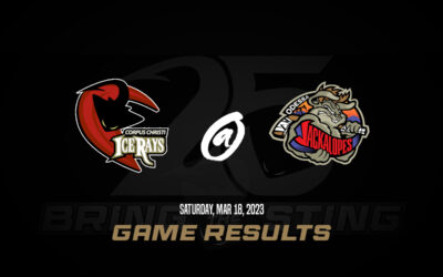 IceRays Edged in SO, Split Weekend Series