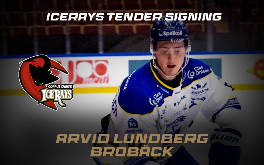 IceRays Tender Right-Winger Arvid Lundberg-Brobäck