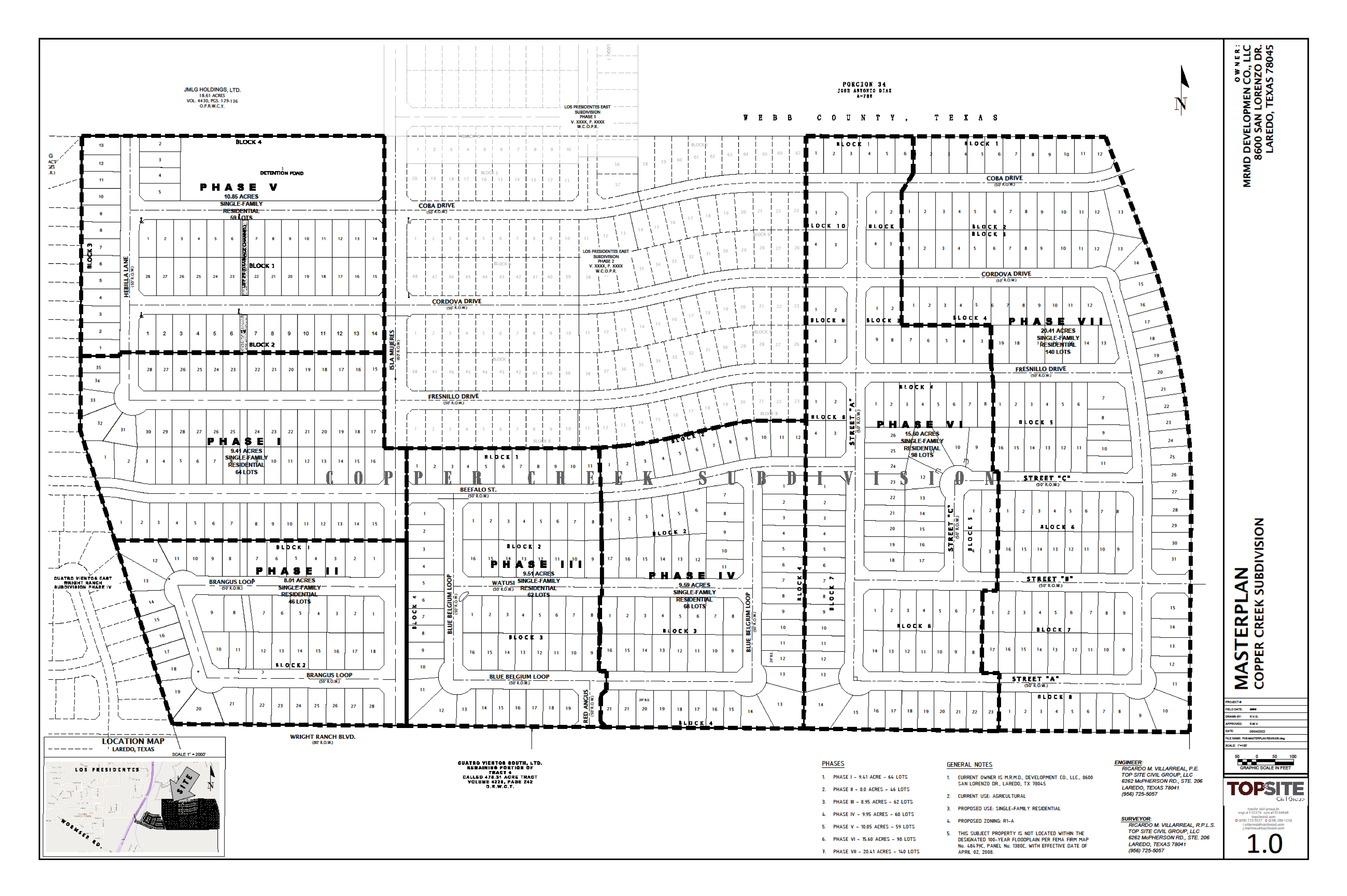 Copper Creek Residential Masterplan